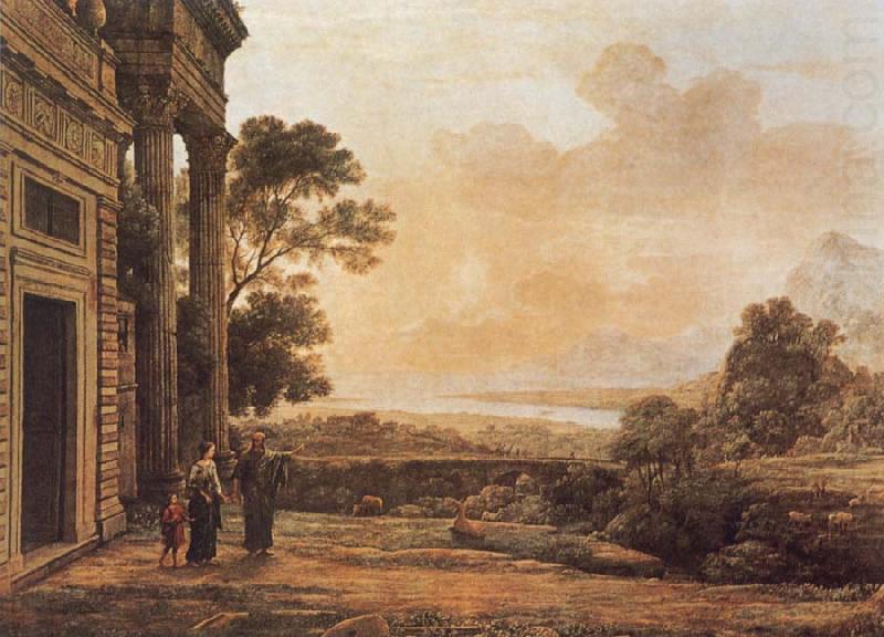 The Expulsion of Hagar, Claude Lorrain